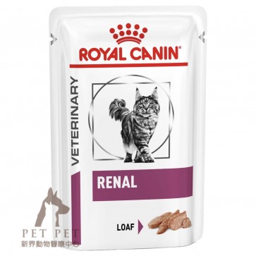 85g x 12pcs Royal Canin Vet CAT RENAL (Pouch with LOAF) - RF23