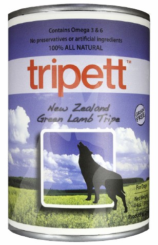 14oz PetKind "Tripett " 無穀物狗罐頭 ~ 紐西蘭羊草胃配方