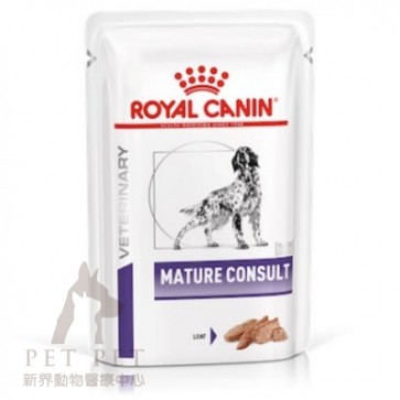 85g x 12pcs Royal Canin - VHN MATURE CONSULT DOG ( Pouch) Wet Food