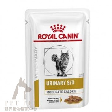 85g x 12pcs Royal Canin Vet Cat Urinary S/O Moderate Calorie - Pouch - UMC34
