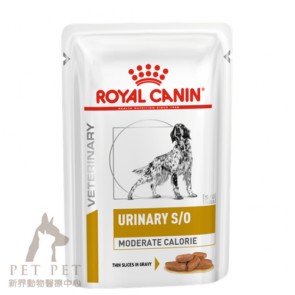 100g x 12pcs Royal Canin Vet DOG URINARY Moderate Calorie (Pouch in Loaf) - UMC20