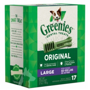 17pcs (27oz / 765g) Greenies Treat Tub-Pak Large 潔齒骨-大型