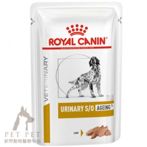 85g x 12pcs Royal Canin Vet DOG Urinary Ageing 7+ (Pouch , Loaf) - AG7