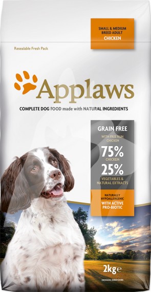 (DD4520C) 2kg Applaws Dog - Chicken 無穀物雞肉配方成犬乾糧   