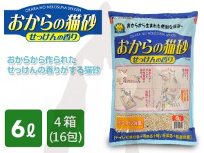 6L x 16包 Hitachi 香皂味豆腐渣貓砂