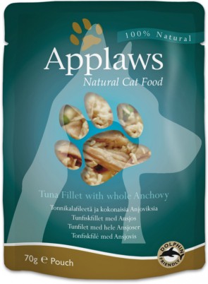 (8006) 70g Applaws Cat Pouches  成貓濕糧餐包 - 吞拿魚&鯷魚