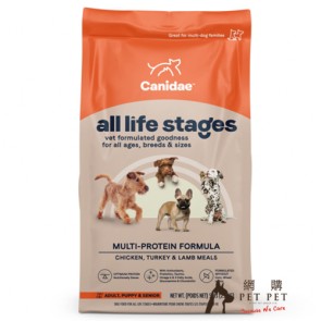 (1044A) 40lb Canidae Dog Life stages  -  原味配方
