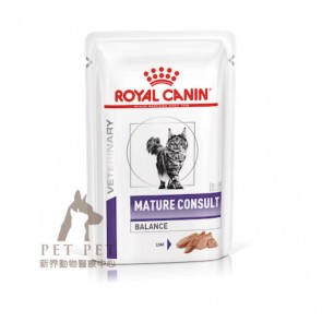 85g x 12pcs Royal Canin VHN MATURE CONSULT BALANCE (Pouch) - Cat Wet Food 